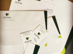We hebben voor Saphin hun briefpapier, enveloppen en visitekaartjes mogen aanpassen en produceren.
